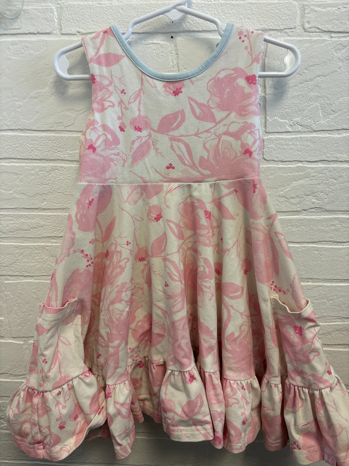 4T Sweet Honey Pink Twirl Dress