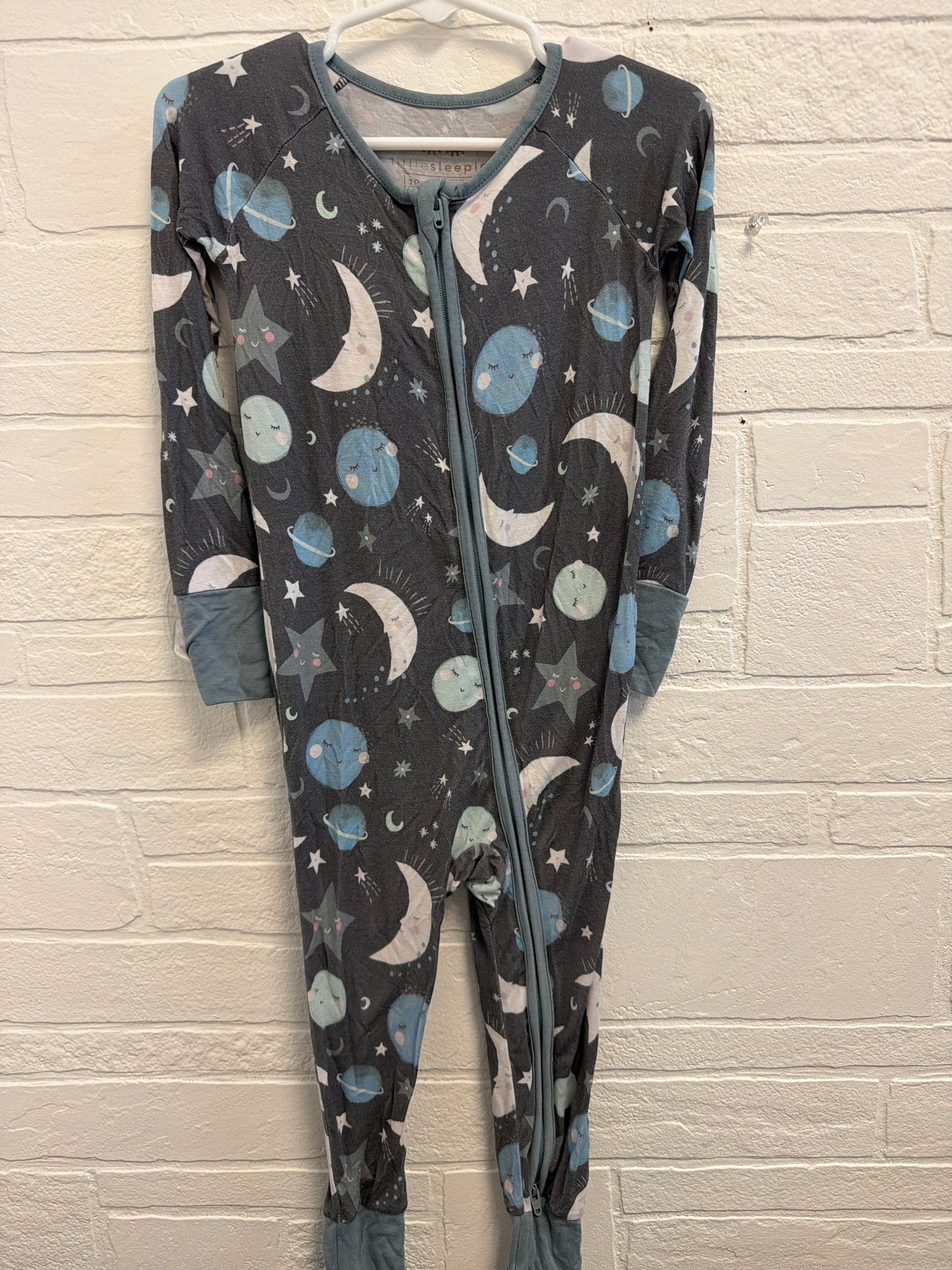 18-24m Little Sleepies Moon+Planets Bamboo Sleepie