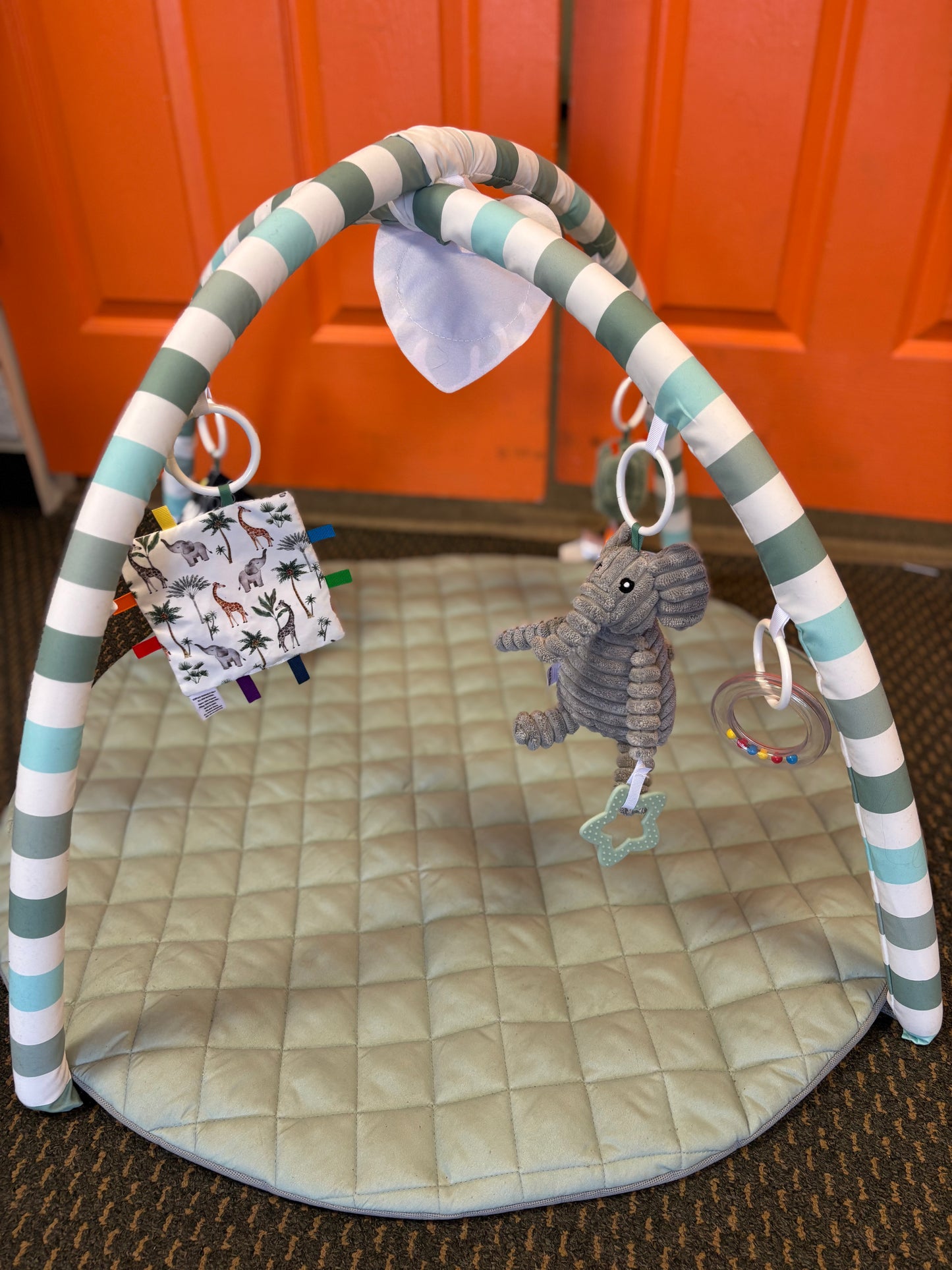 Blissful Diary Baby Play Gym Mat + Tummy Time Mat