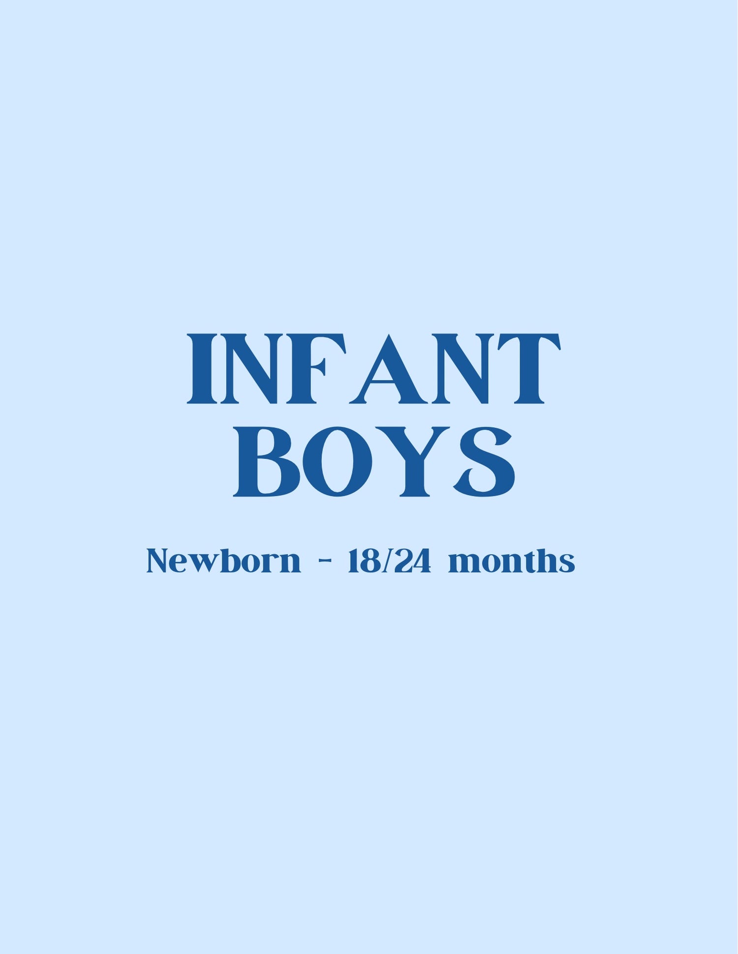 Infant Boys