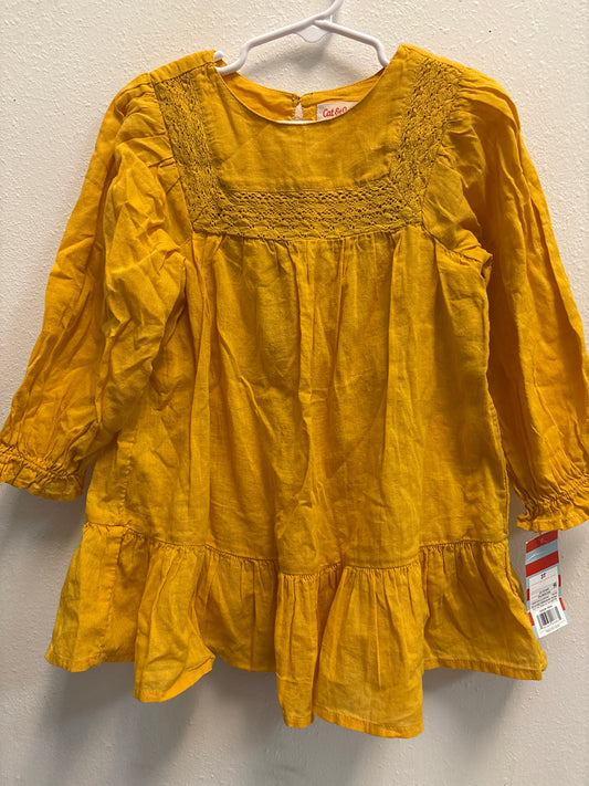 3T New Yellow Dress