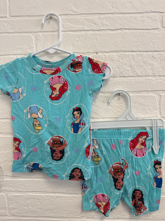 12m Disney Princess Bamboo Pajama Set