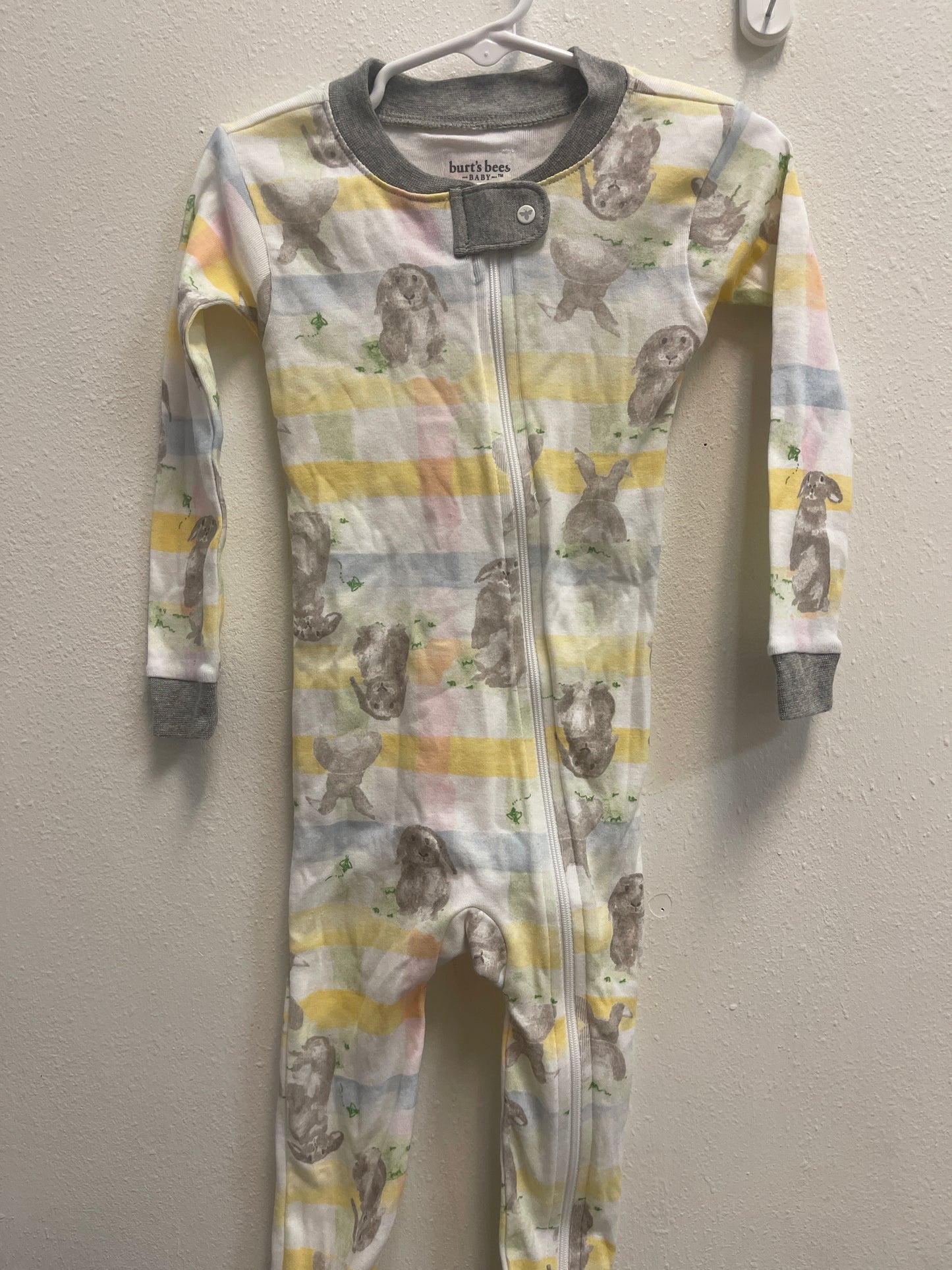 18m Burts Bees Plaid Bunny Sleeper