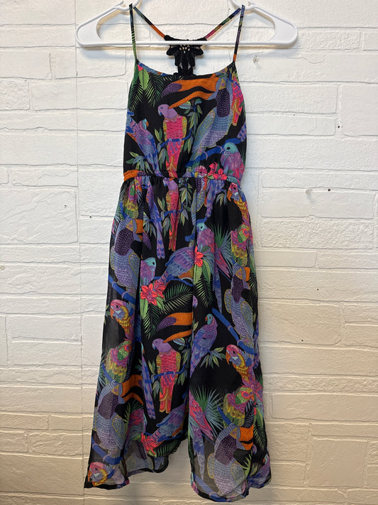 7-8 Parrot Tank High Low Dress