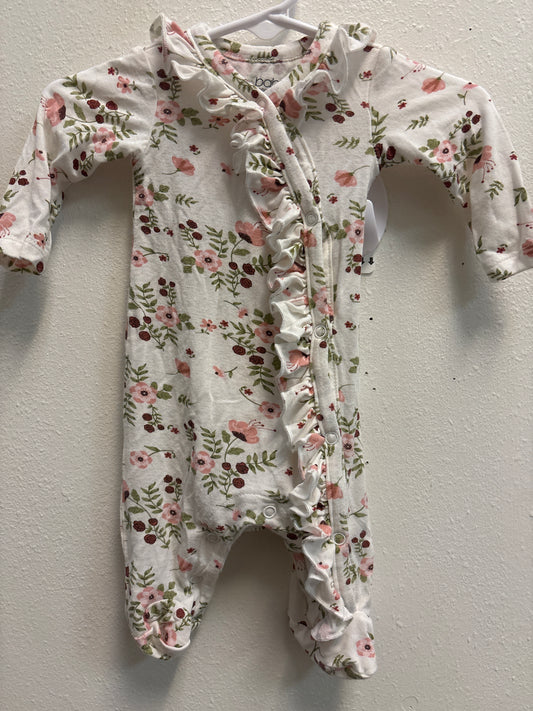 NB Ruffle Floral Sleeper