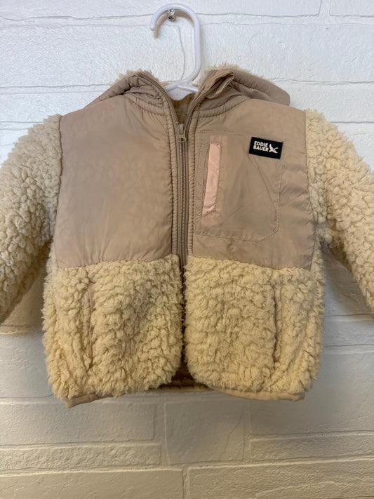 12m Eddie Bauer White Sherpa Jacket
