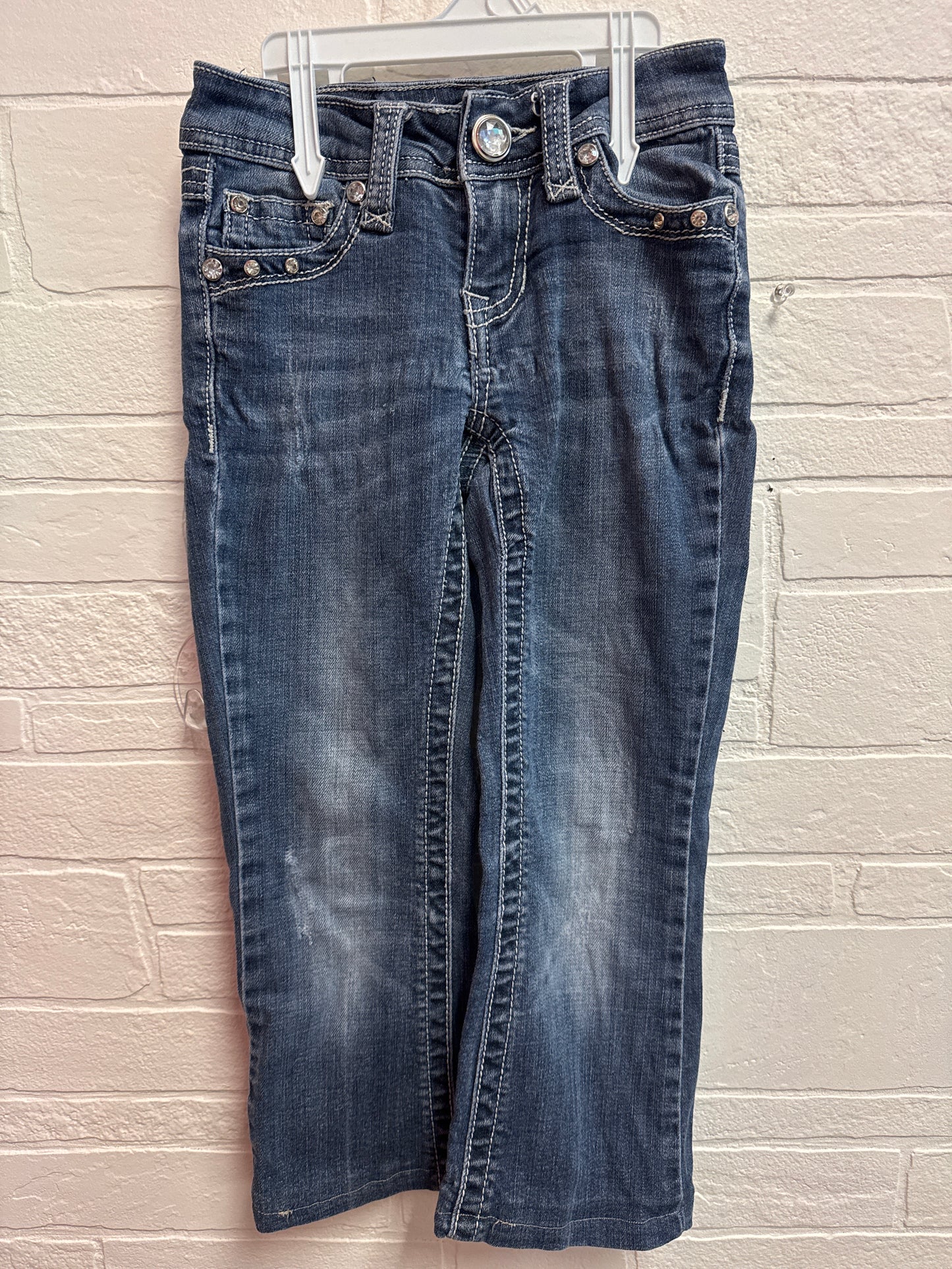 7 Grace In LA Rhinestone Bootcut Jeans