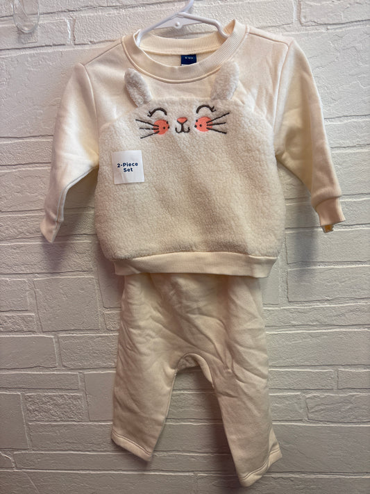 6-12m New Cream Sweatshirt and Pants