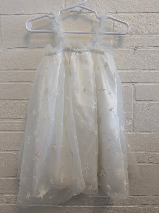 2t Baileys & Blossom White Star Tulle Dress