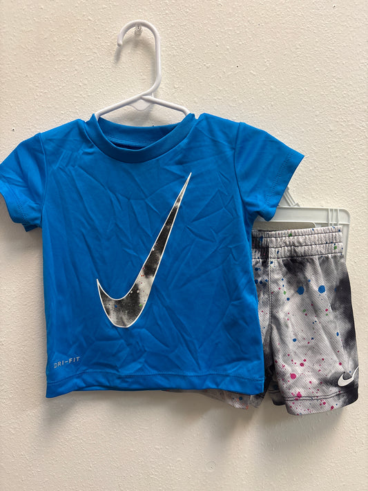 12m Splatter Nike Short Set