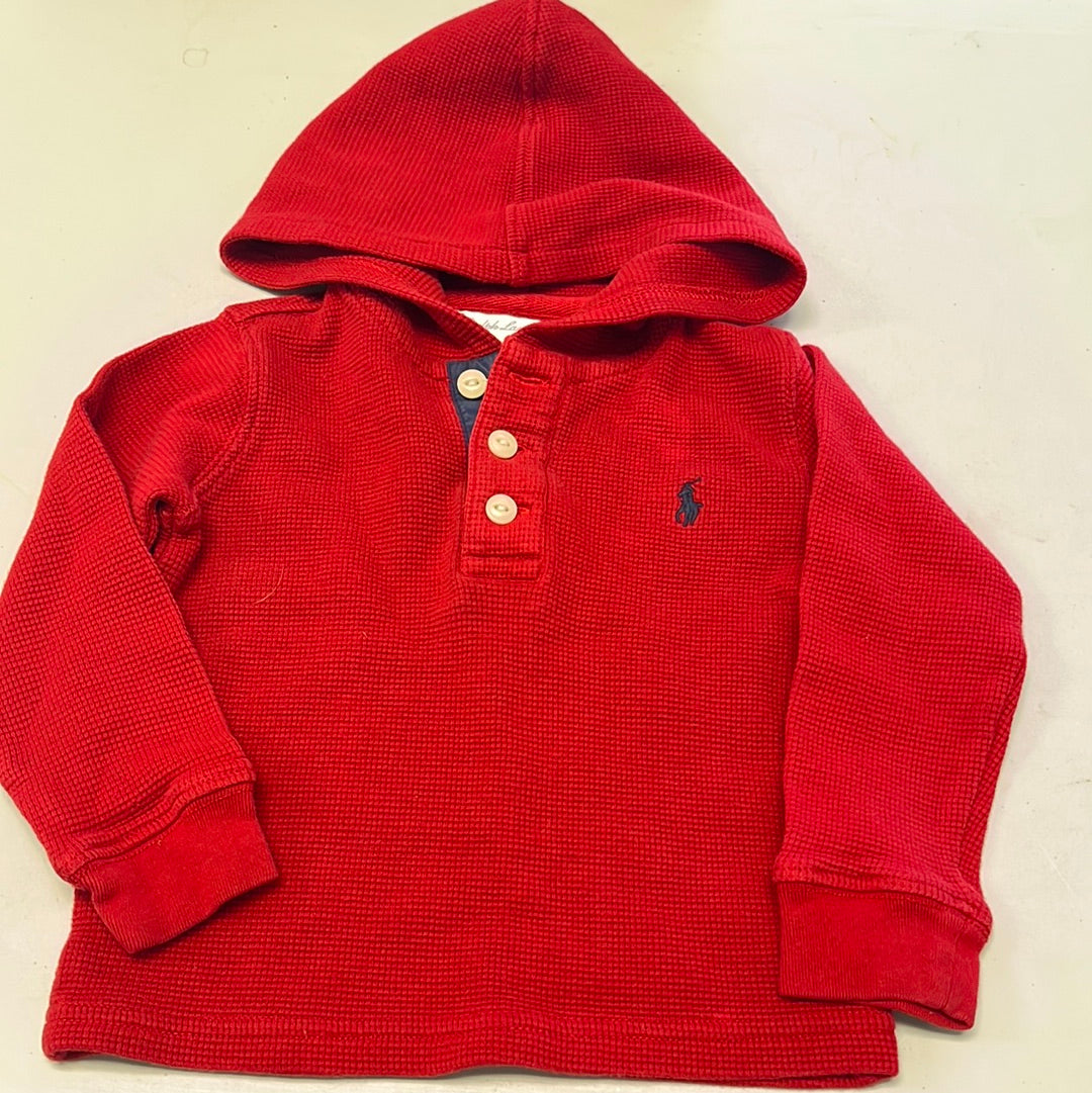 24m Red Ralph Lauren Thermal Shirt