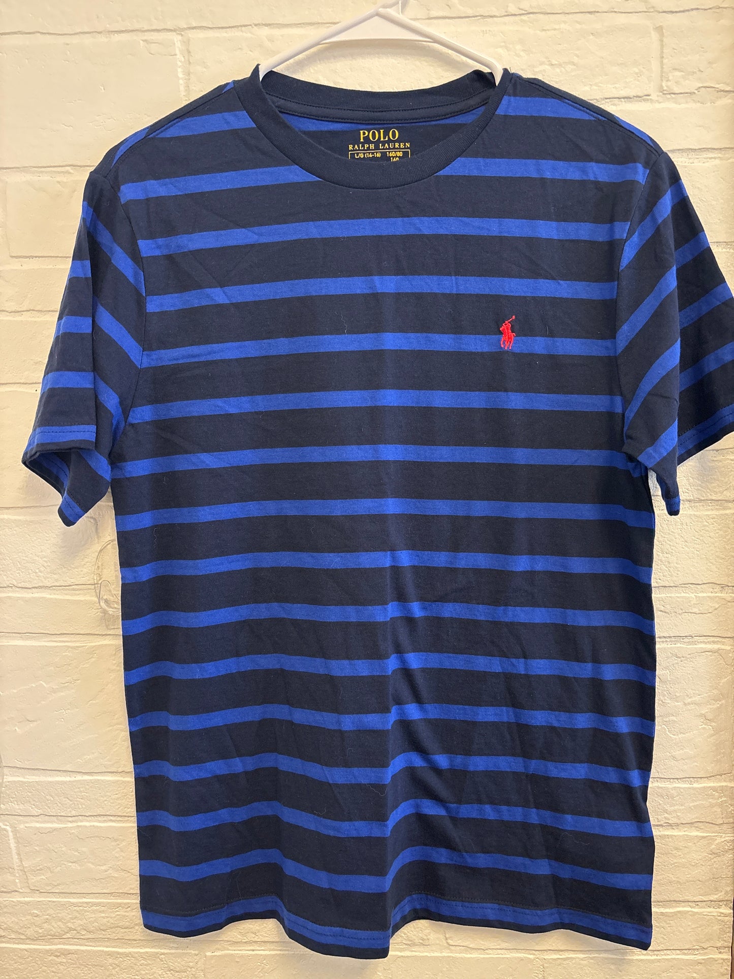 14-16 Stripe Ralph Lauren Polo Tee