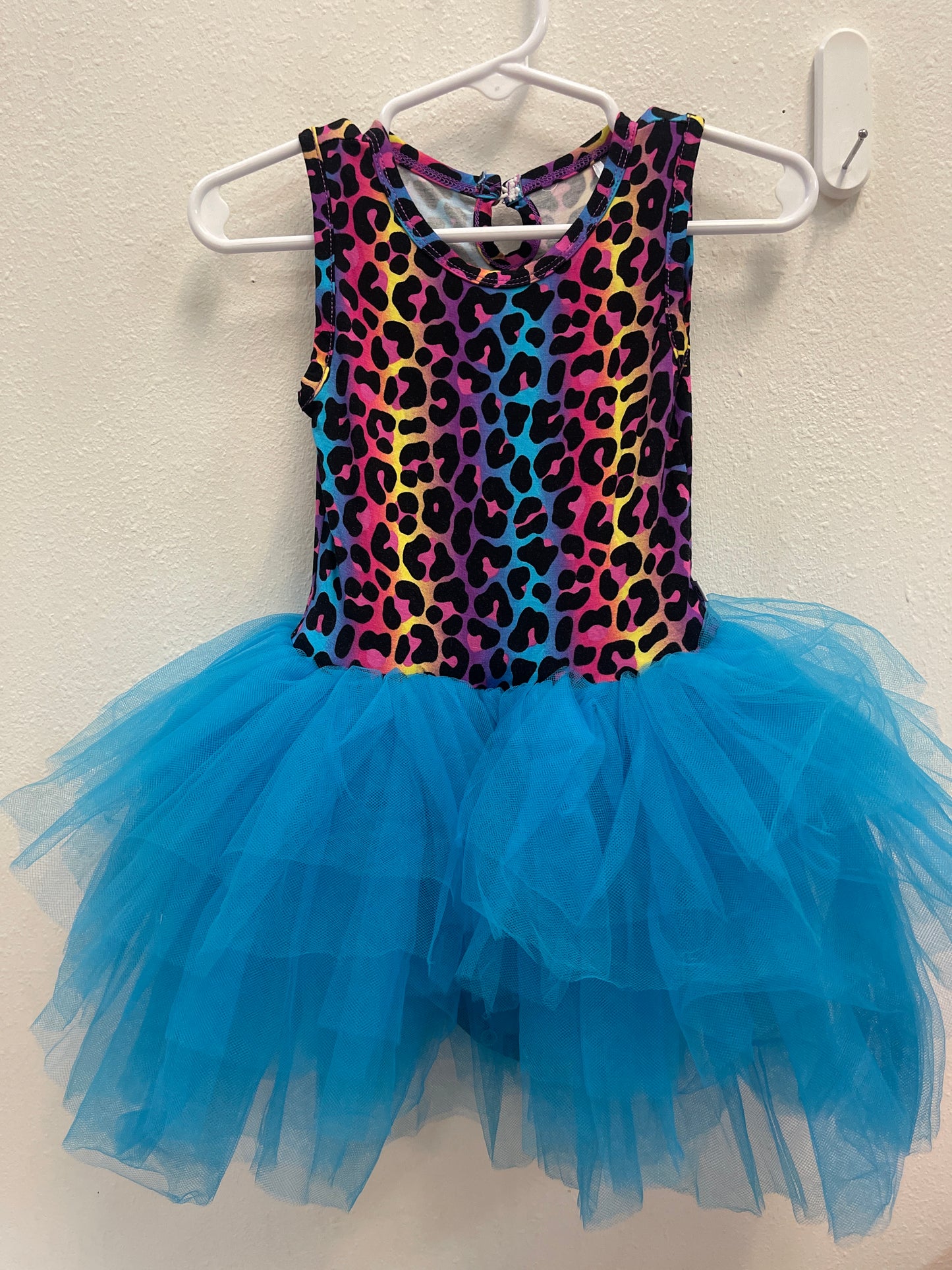 18/24m Bums & Roses Leopard Tutu Dress