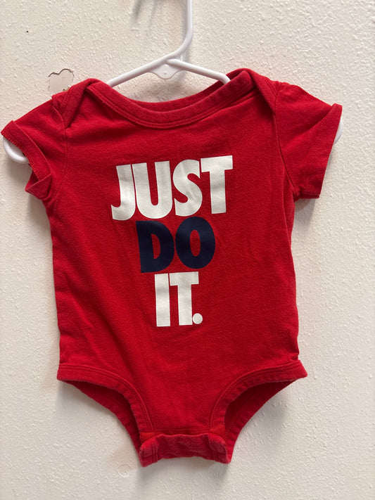 6m Red Nike Just Do It Onesie
