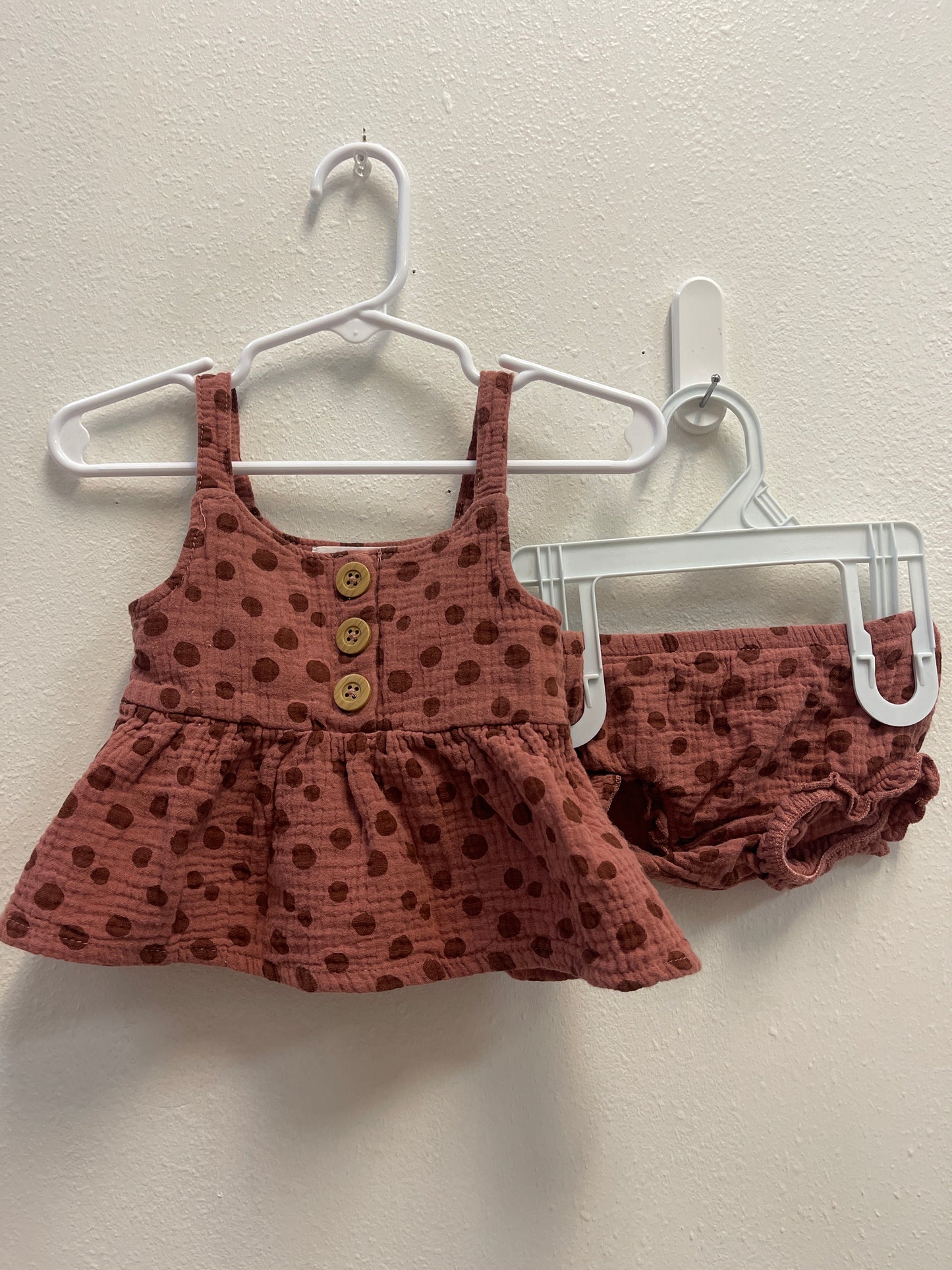 6/9m French Connection Polka Dot Set