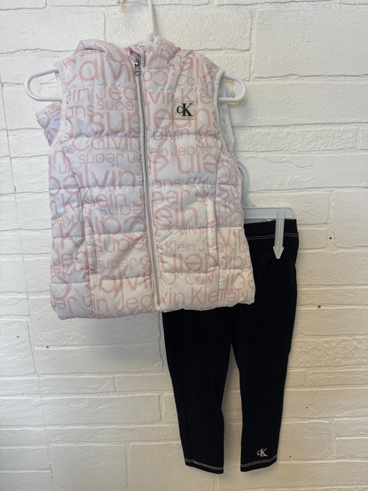 18m Calvin Klein Puffer Vest and Legging Set