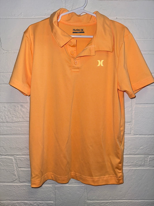 6-7 Hurley Orange Dri-Fit Polo