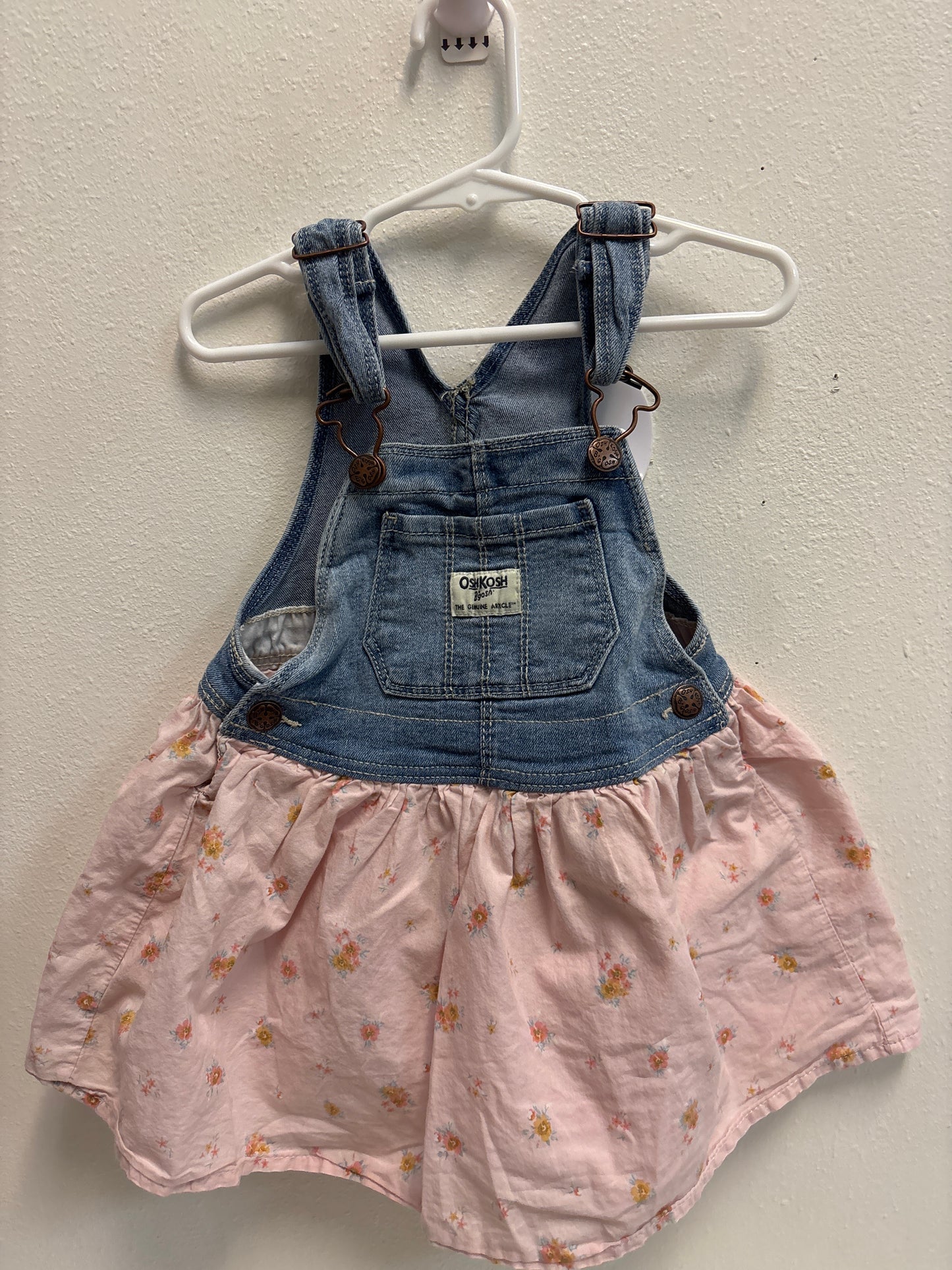 2T Osh Kosh Denim Pink Dress