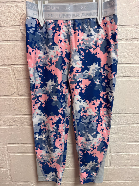 6x Under Armour Blue+Pink Camo Leggings