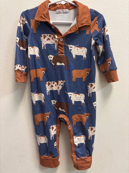 12m Cows Romper