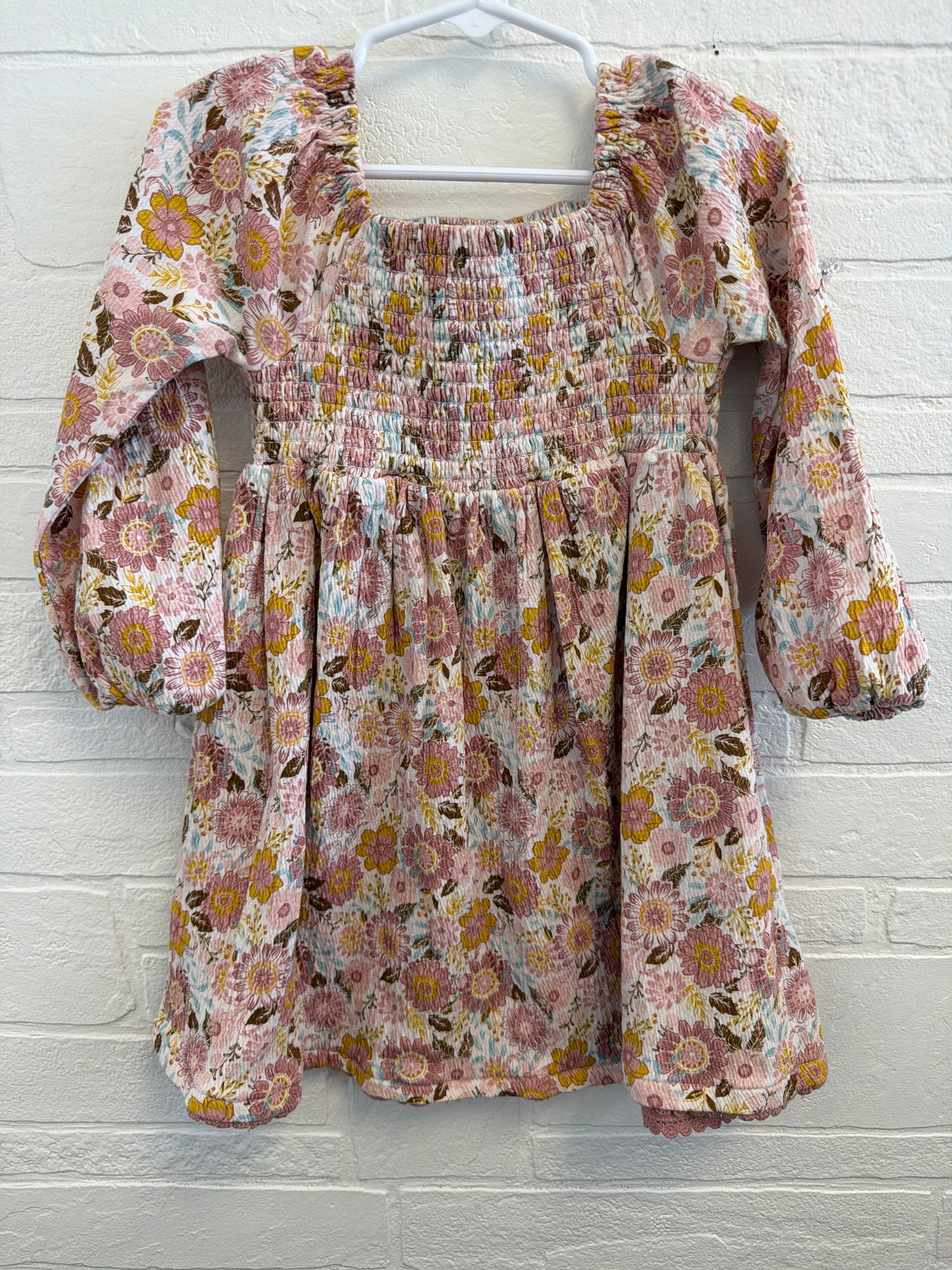 3t Rachel Zoe Ruched Pink Flower Dress