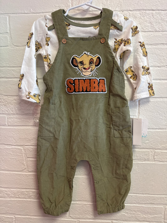 18m NEW Simba Olive Overall Set