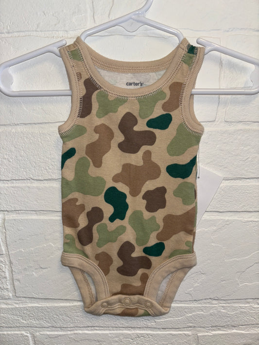 NB Tan Camoflauge Onesie Tank