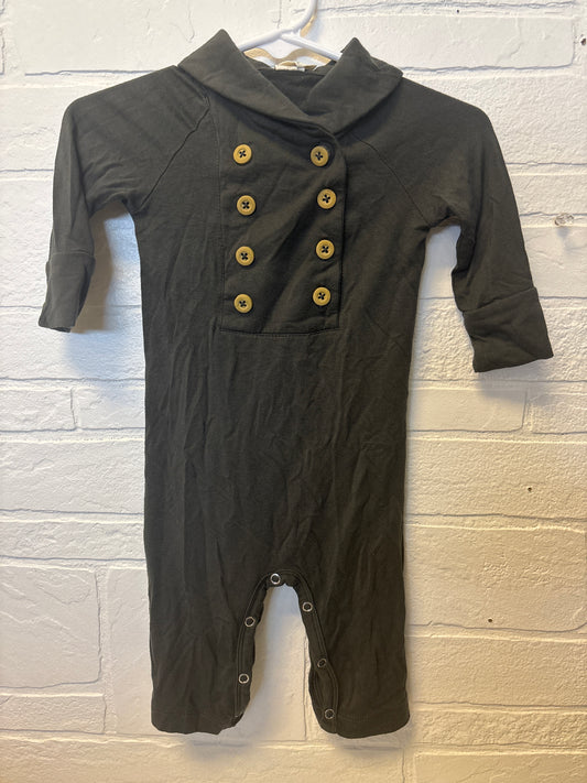 0-3m Kate Quinn The Woods Bamboo Button Romper