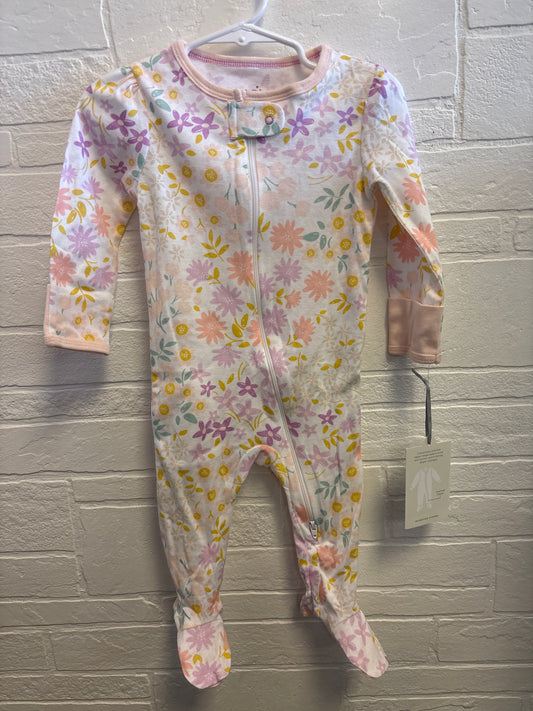 6-9m New Light Floral Cloud Island Pajama Sleeper