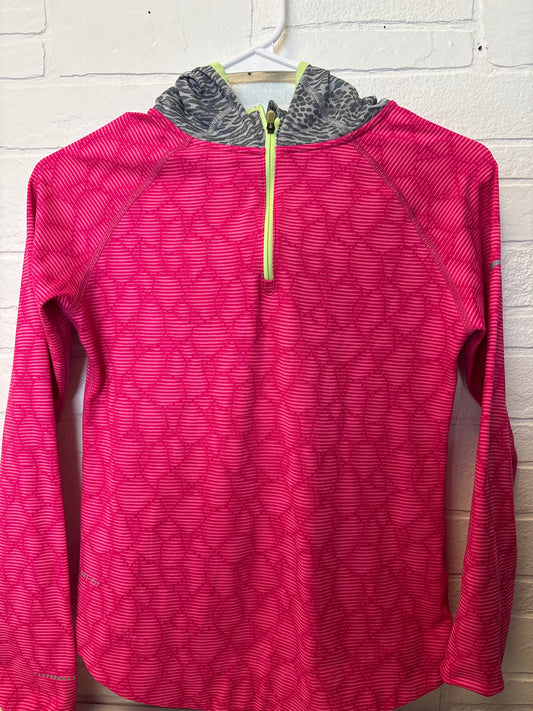 L 14 Nike Pro Pink Quarter Zip