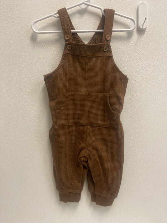 6m Carters Brown Waffle Knit Romper