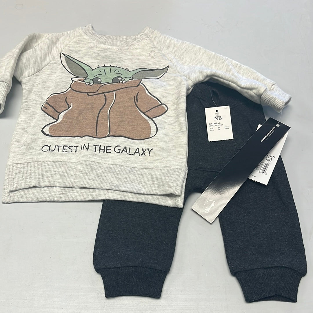 NB New Baby Yoda Outfit