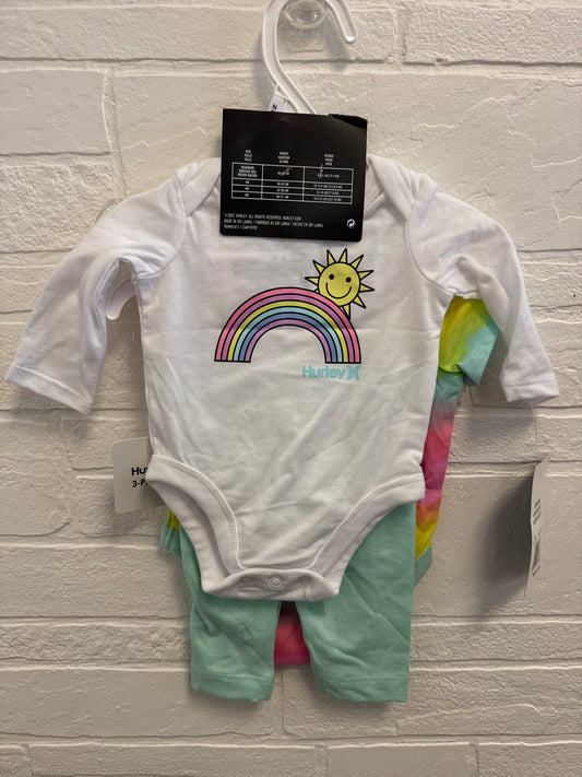 NB NEW Hurley 3pc Rainbow Set