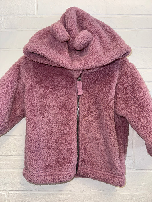12-18m Hanna Andersson Mauve Fuzzy Coat