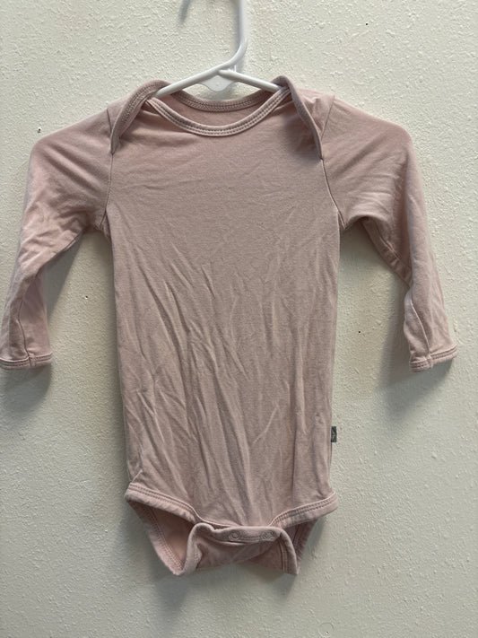 3-6m Kyte Baby Bamboo Light Pink Onesie