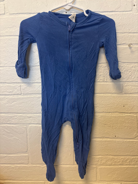 0-3m Kate Quinn Periwinkle Bamboo Pajama Sleeper