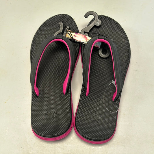 Size 2-3 New Pink Black OP Flip Flops