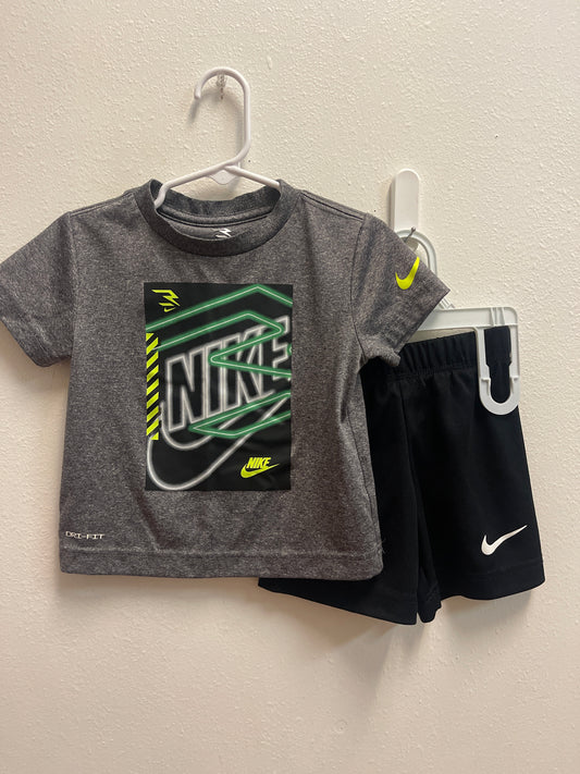 2t Nike 3brand Gray Green Black Set
