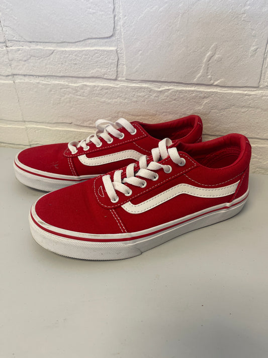 3.5 Like New Vans Red