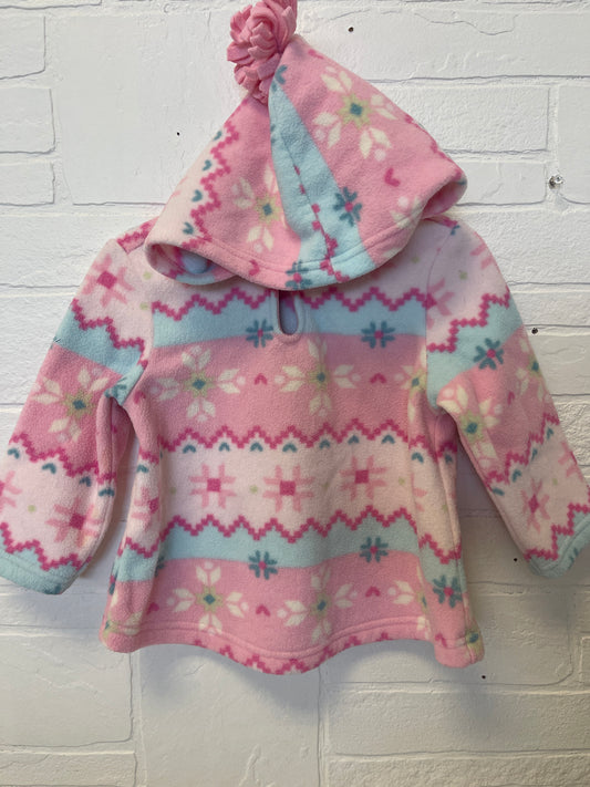 2t Gymboree Pink Snowflake Hoodie