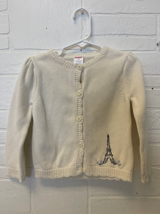 2t Gymboree Eiffel Tower Cardigan