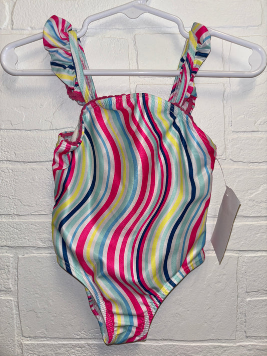 18m Pink Colorful Swivel One Piece Swim