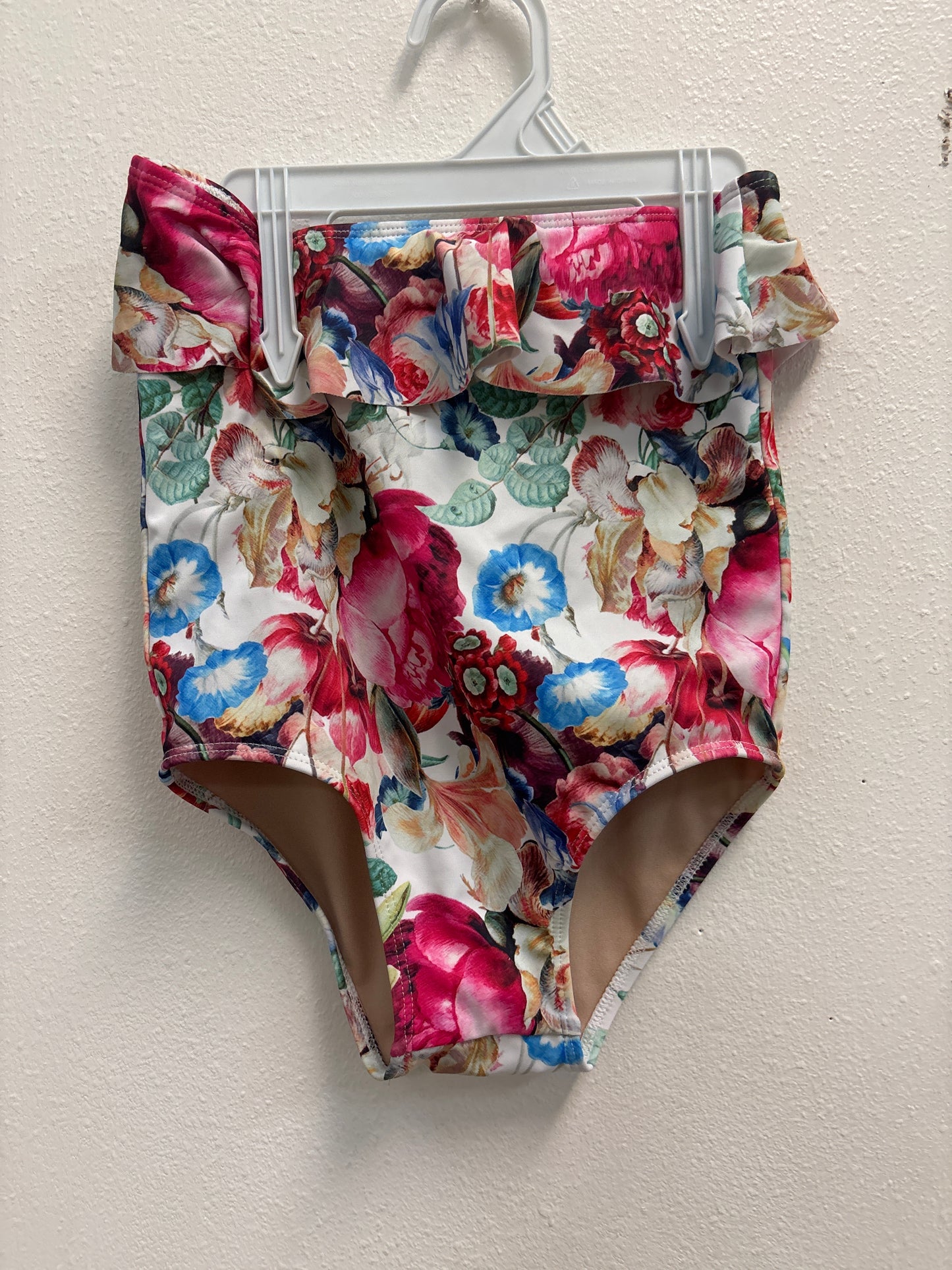 8-9 Kortni Jeane Bright Floral Swim Bottoms