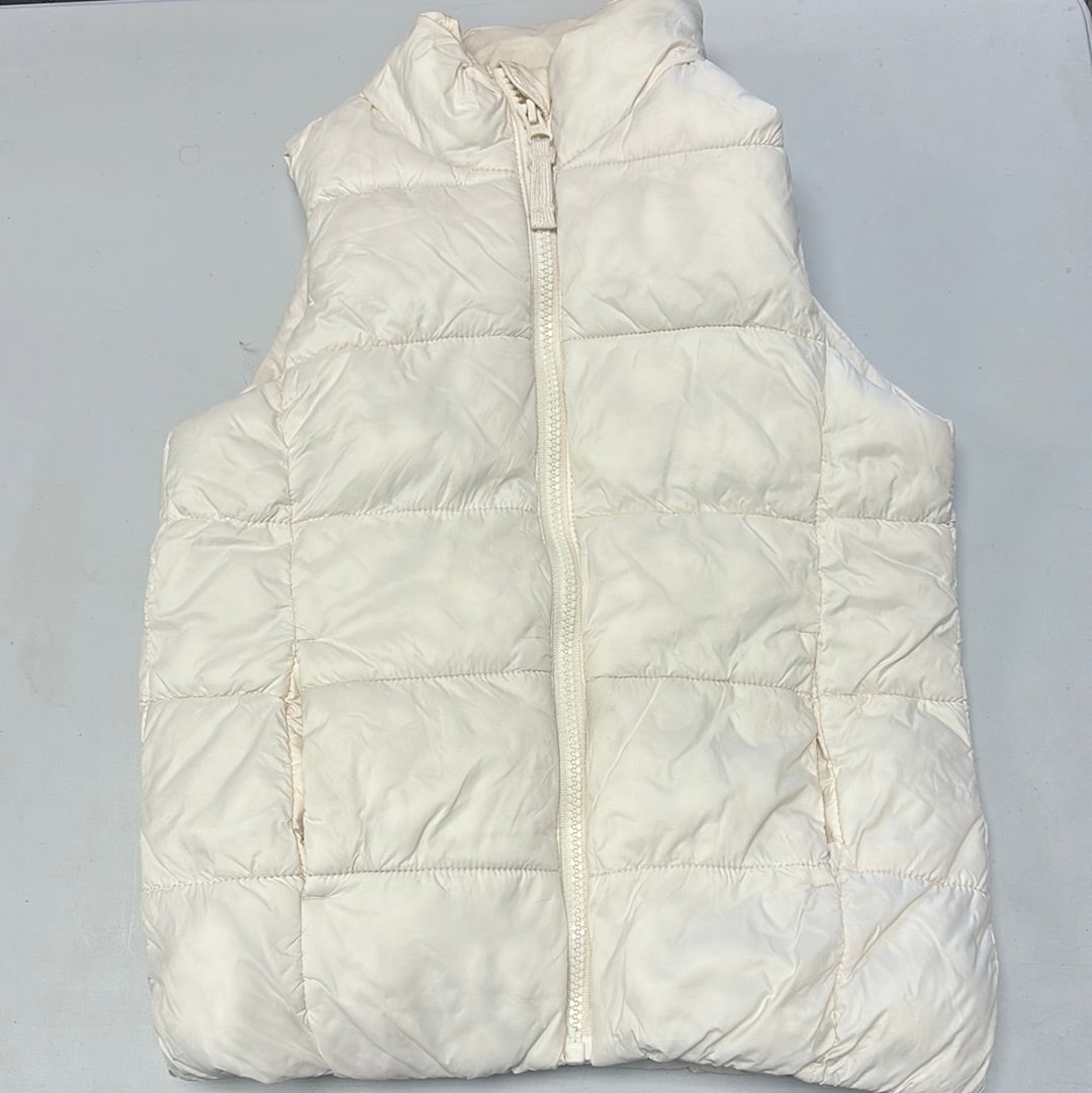 6-7 Ivory Puffer Vest