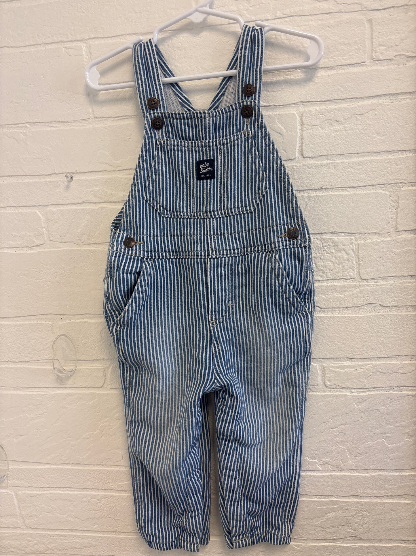 18m Osh Kosh Stripe Overalls
