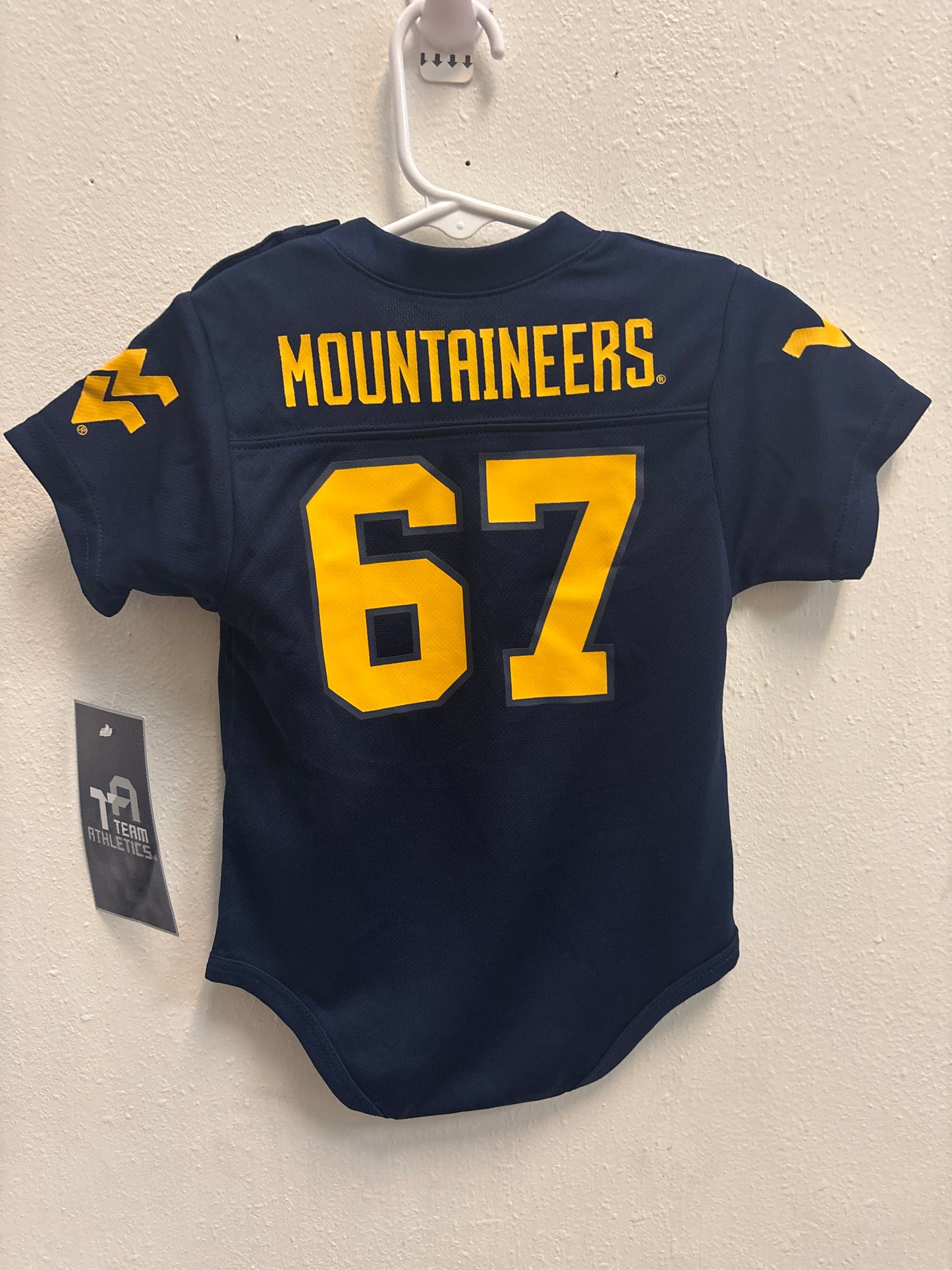 6-9m New West Virginia Mountaineers Onesie