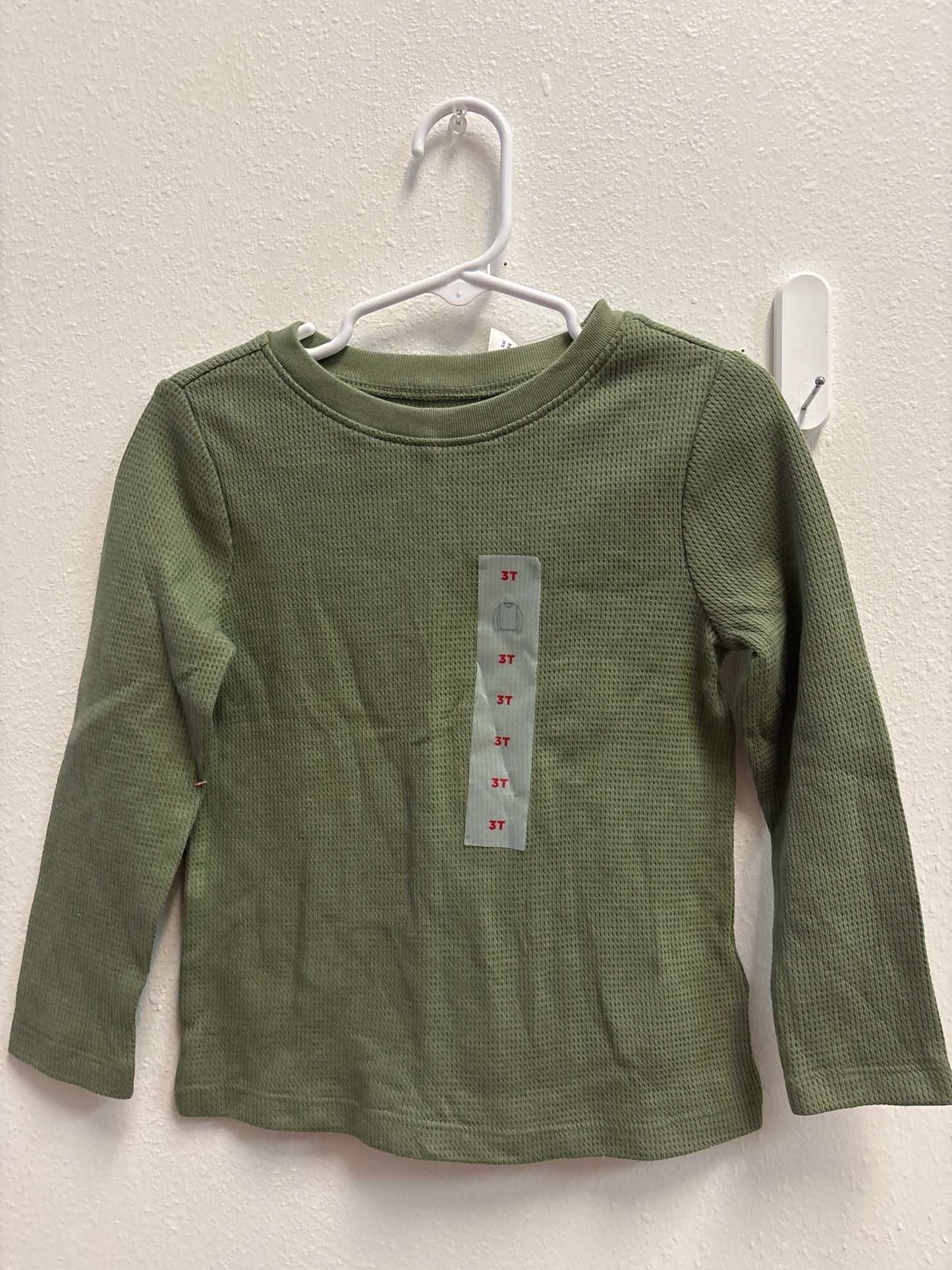 3T New Olive Green Long Sleeve