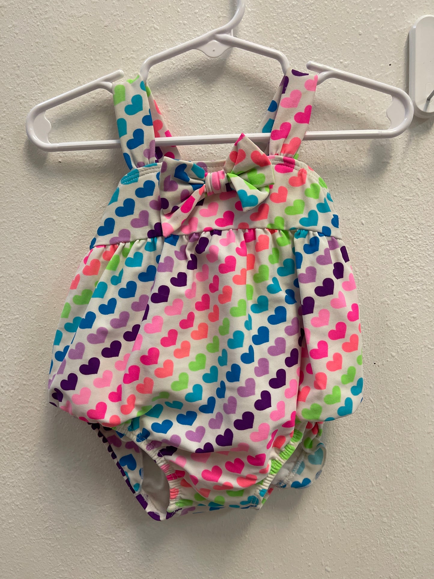 6/9m Rainbow Hearts Swimsuit