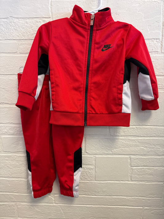 12m Nike Red+Black Track Suit
