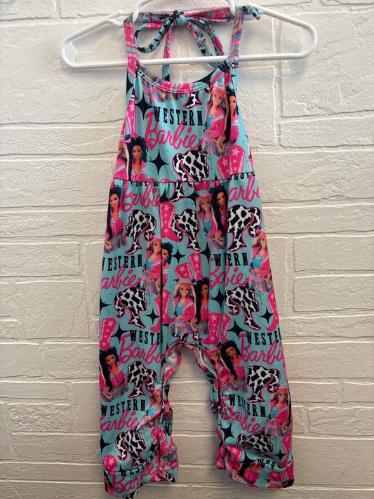 2T Western Barbie Romper